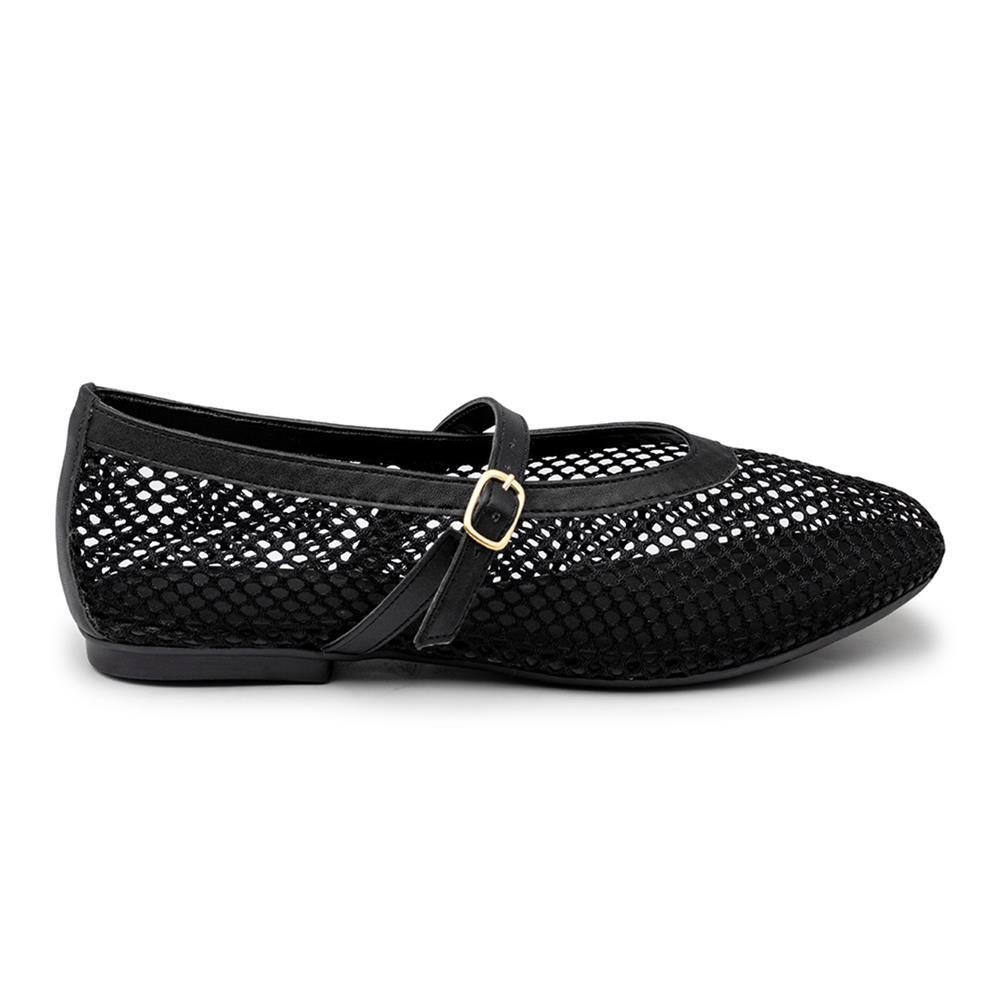 Sapatilha Feminina Boneca Tela Tira com Fivela Estilo 3