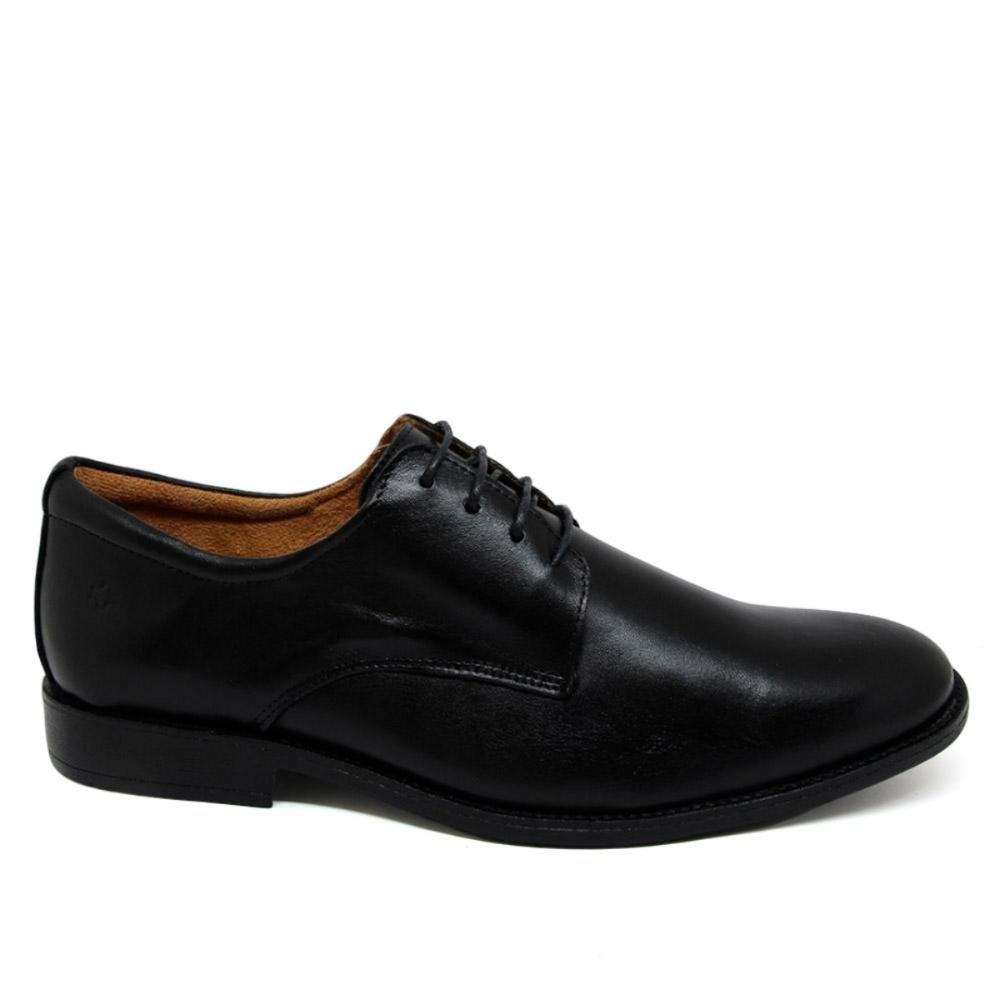 Sapato Social Viena Masculino Couro Elegância e Tradição Preto 4
