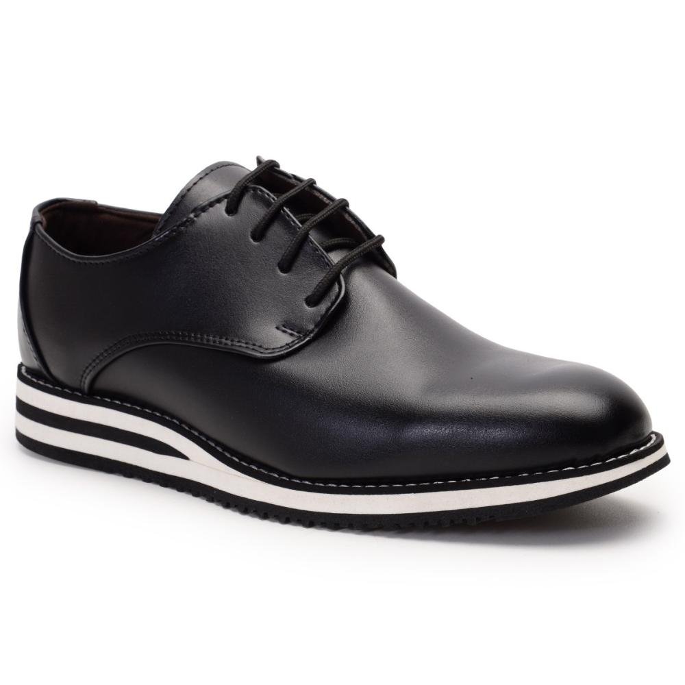 Sapato Social Masculino Conforto Elegante Preto 2