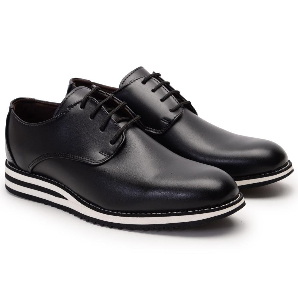 Sapato Social Masculino Conforto Elegante Preto 4