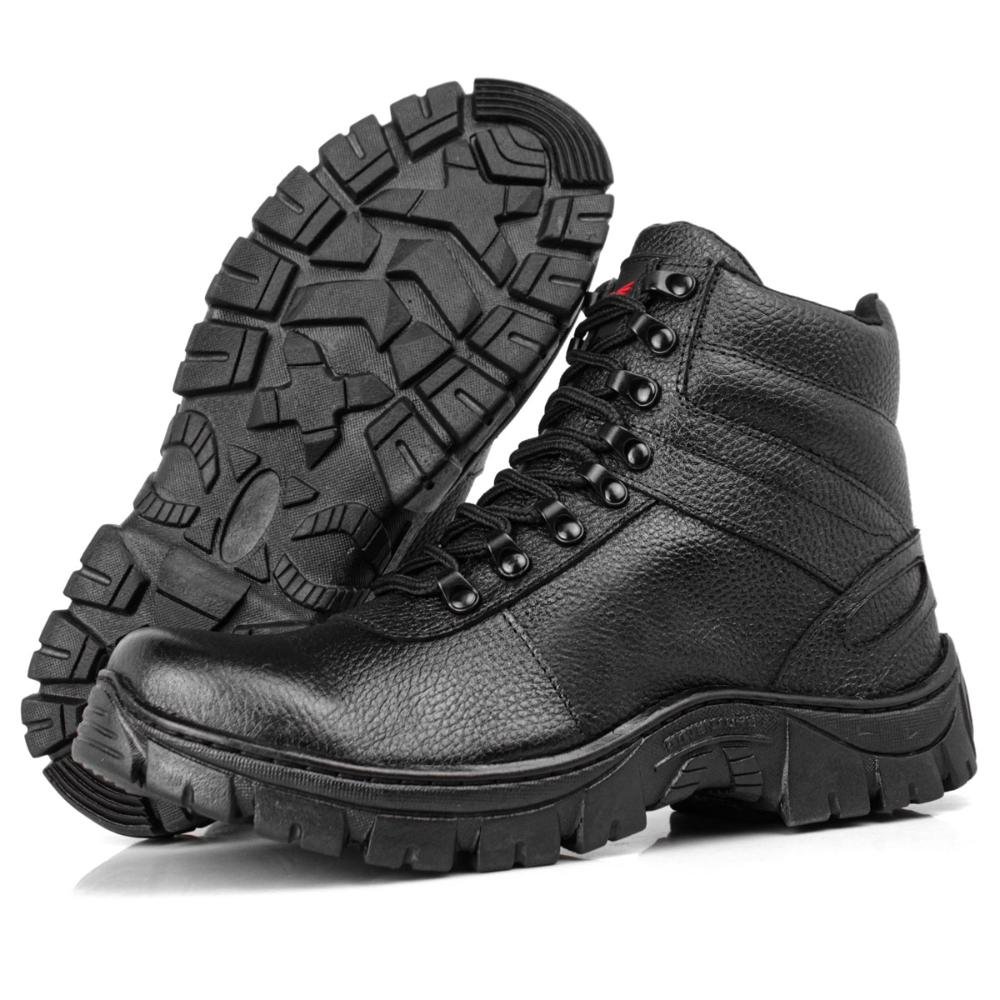 Bota Coturno Cadarço Masculina Preto 4
