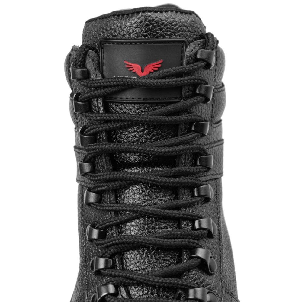 Bota Coturno Cadarço Masculina Preto 5