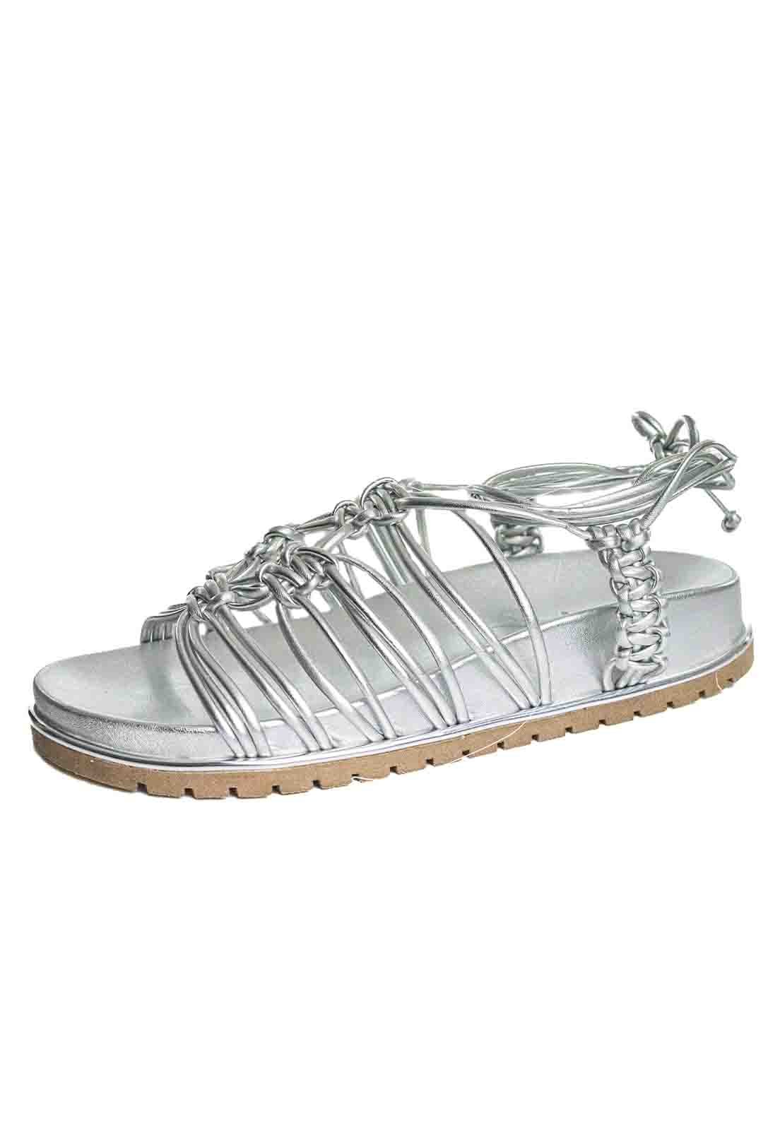 Rasteirinha Mc Shoes 3802.9246 Prata 4