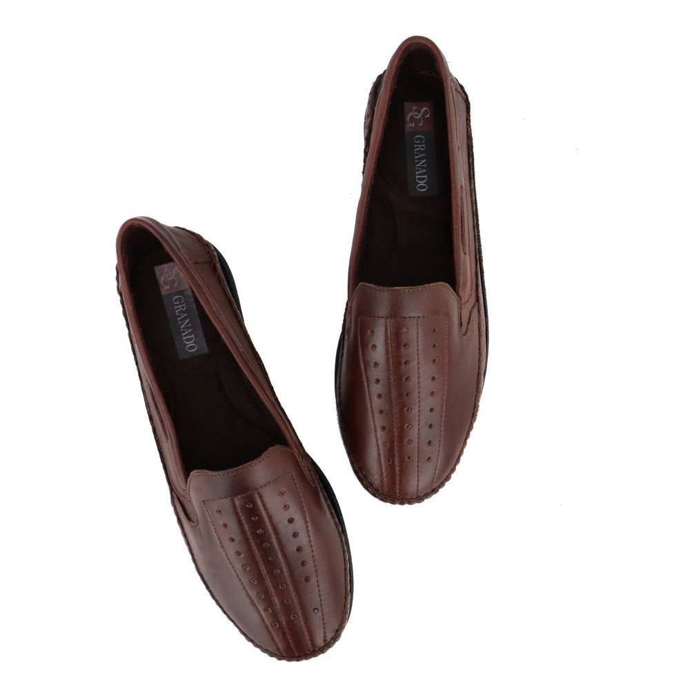 Mocassim Masculino Couro Confortável Sapatilha Masculina Macia Marrom 6