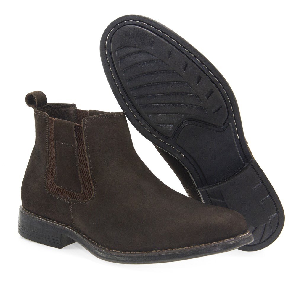 Bota Botina Casual Yoyo Store com Elastico e Sola Borracha Costurada