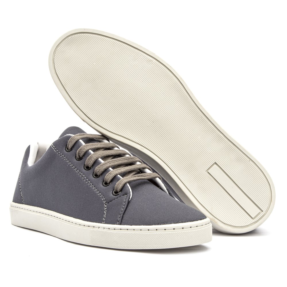 Kit 2 Pares Sapatenis Yoyo Store com Cadarço Sola Borracha e Costura Manual Marrom 5