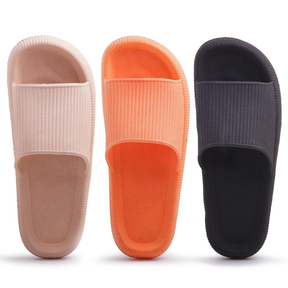 Kit 3 Pares Chinelo Nuvem Slide Yoyo Store com Tira Larga e Sola Borracha Leve