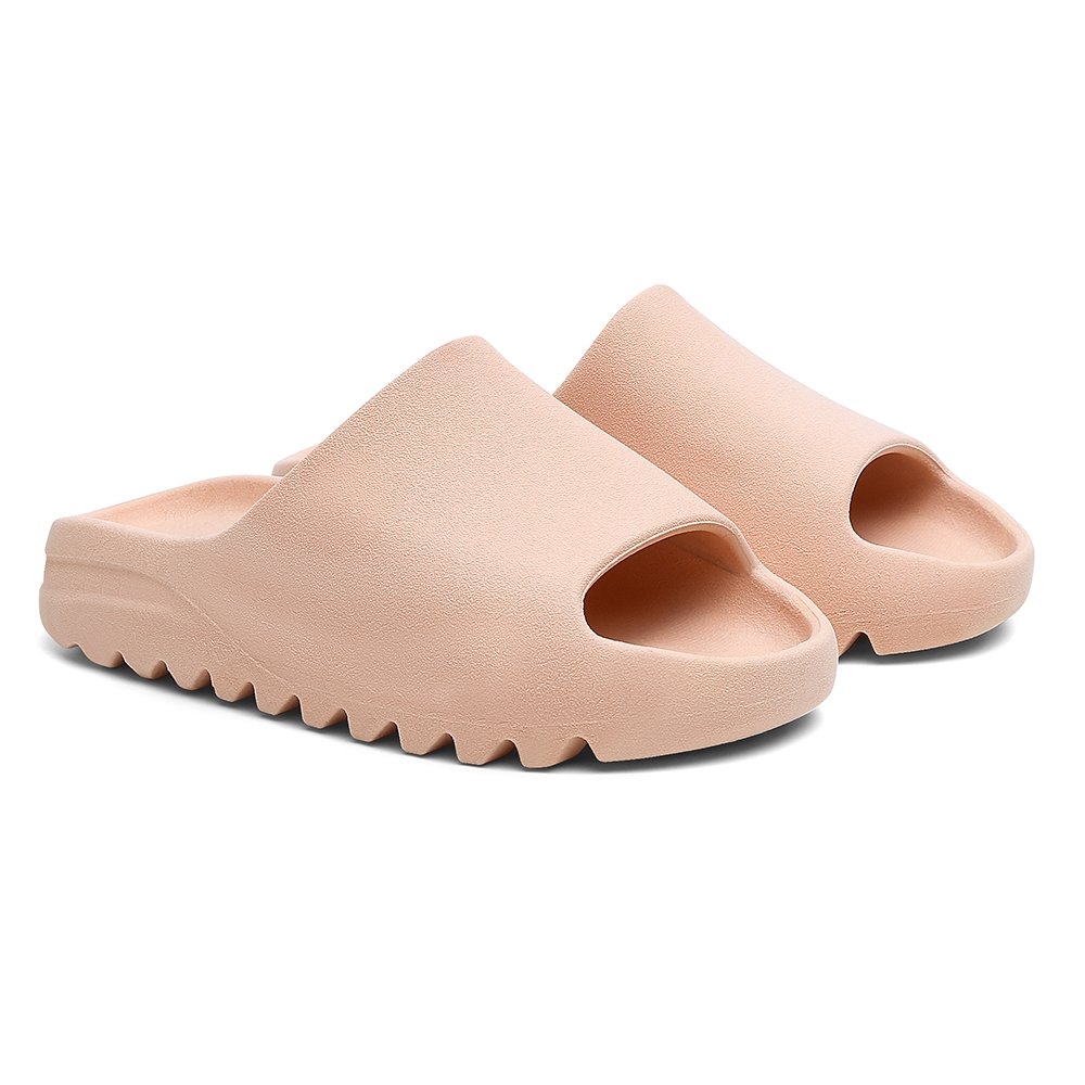 Chinelo Nuvem Slide Feminino Estilo Moderno Super Confortável Dia a Dia Bege 1