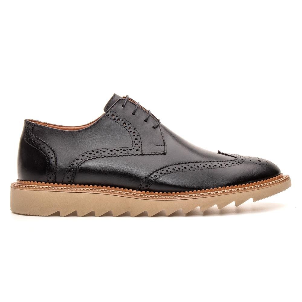 Oxford Bigioni Sapato Casual Masculino Preto 3