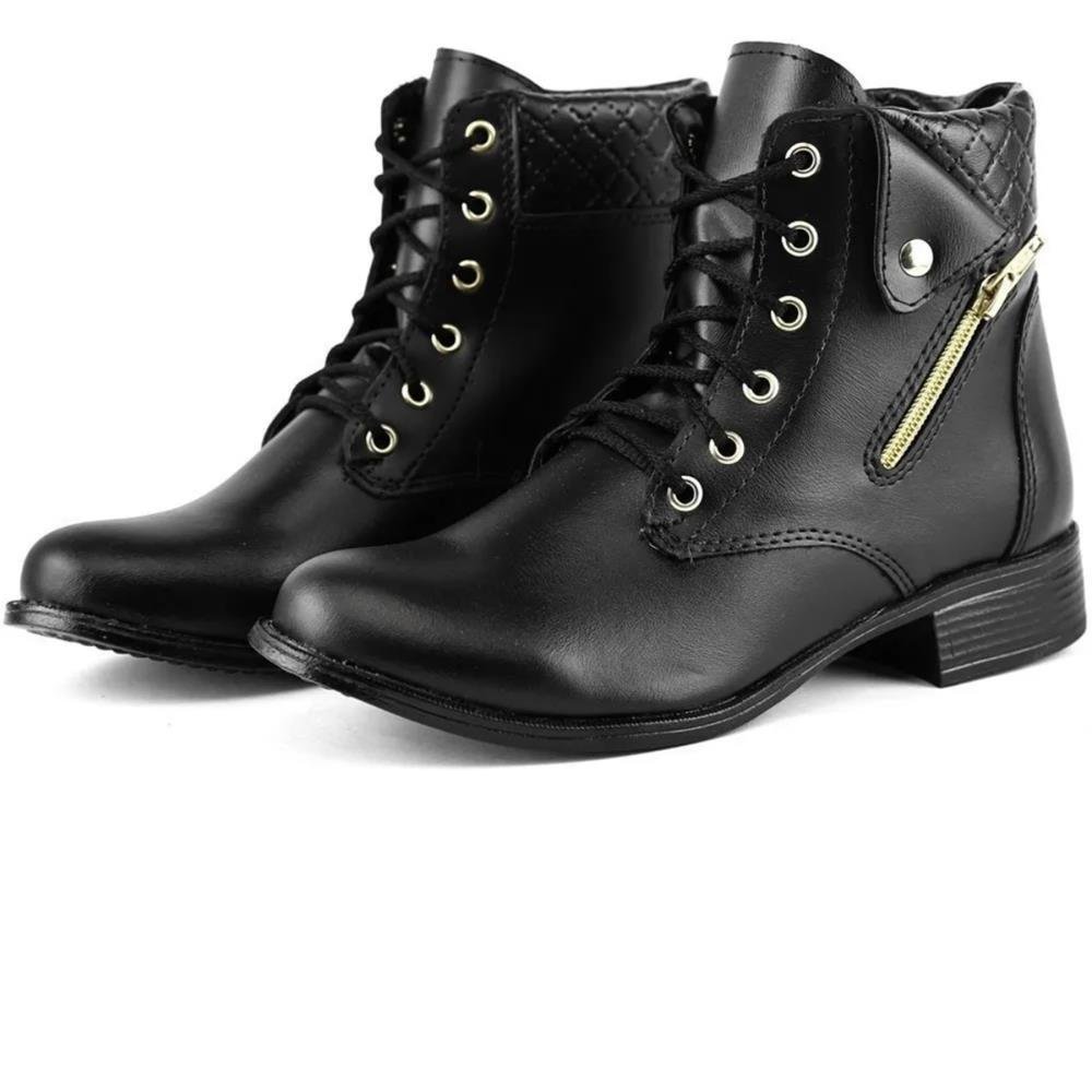 Coturno M&D Store Bota Casual Masculino,Feminino Preto 1