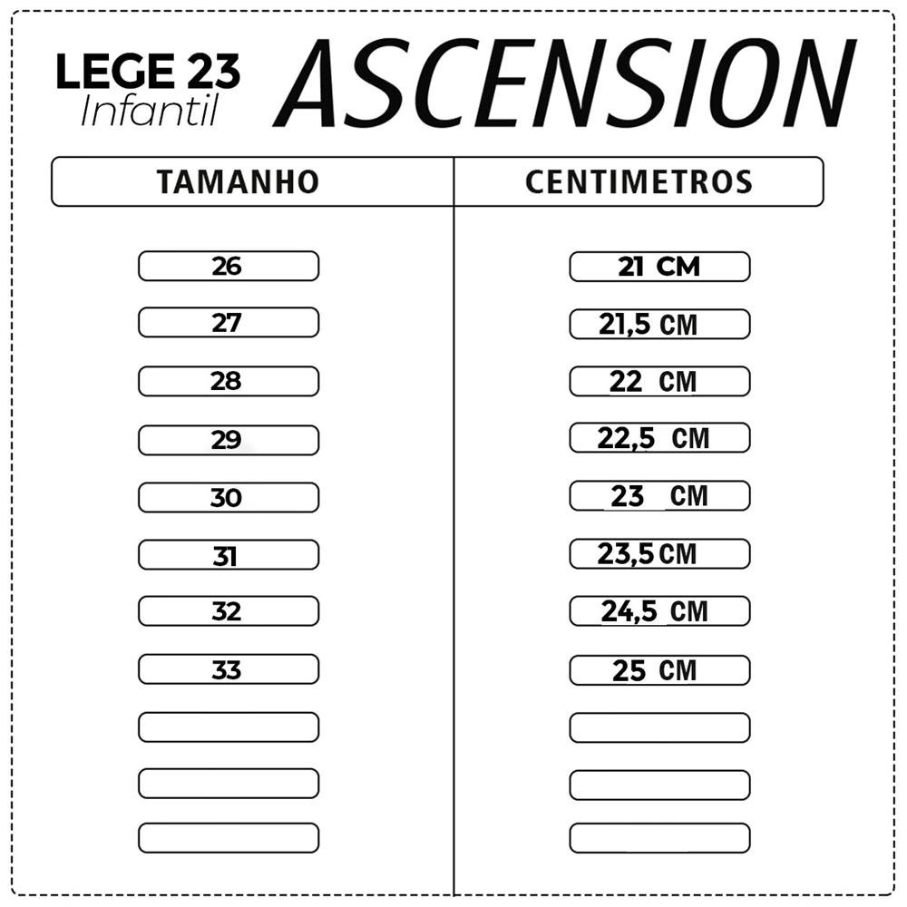 Tênis Esportivo Infantil Ascencion Fecho Cadarço E Sola Borracha Macia Laranja 4