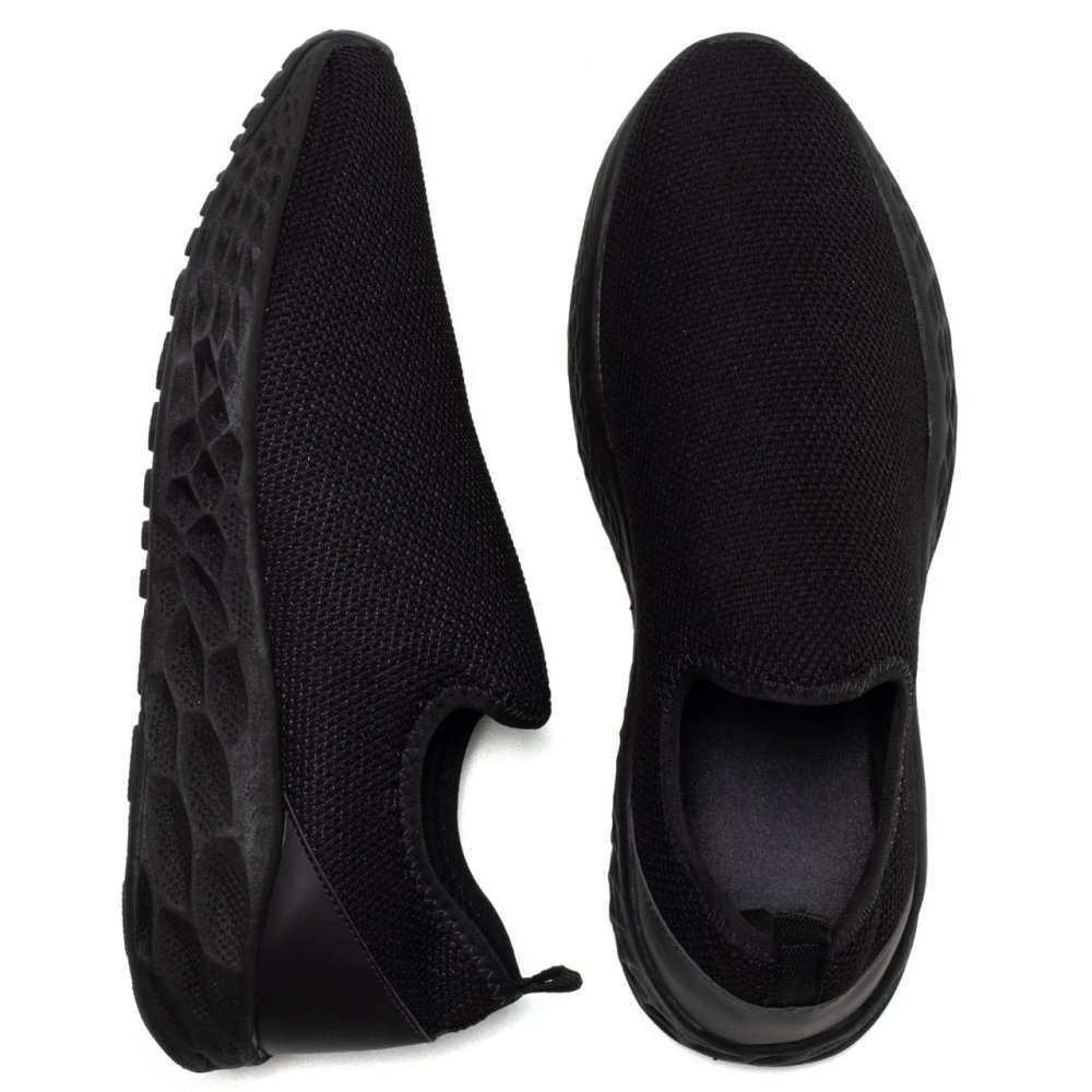 Tênis Meia Calce Fácil Masculino Sola Antiderrapante Tênis Academia Fitness Preto 2