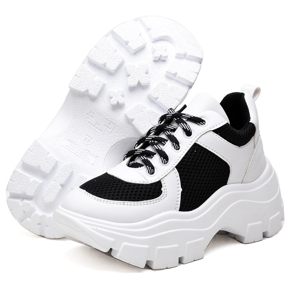 Tênis Ec Shoes Sneaker Chunky Casual Feminino Multicores 4