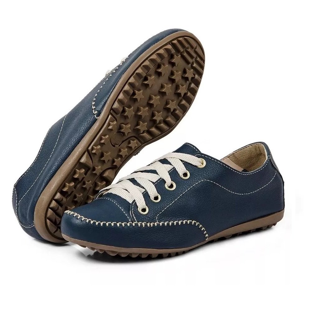 Sapato Casual Ec Shoes TÊNIS CASUAL Feminino 2962 Azul 2