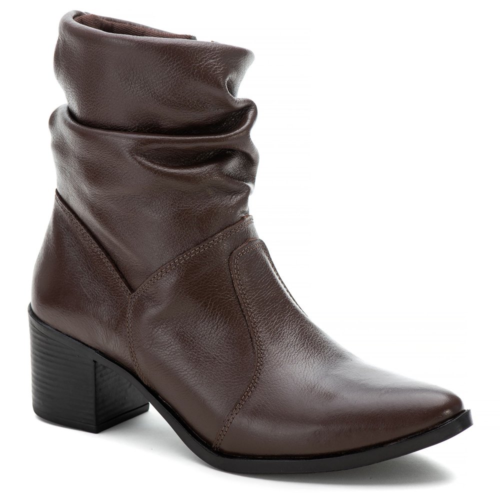 Bota Ec Shoes Cano Curto Masculino Marrom 1