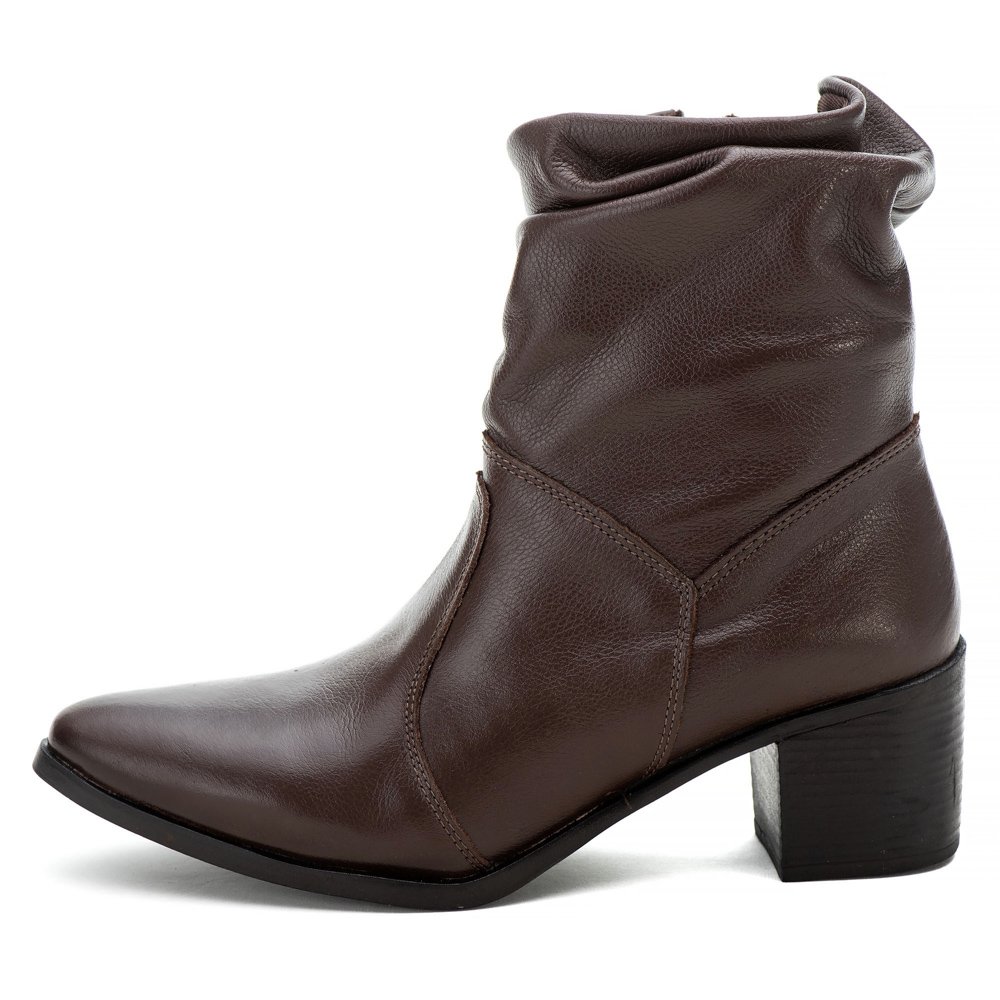 Bota Ec Shoes Cano Curto Masculino Marrom 2