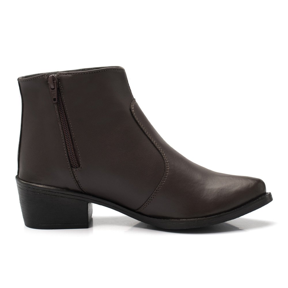Bota Ec Shoes Cano Curto Masculino Marrom 3