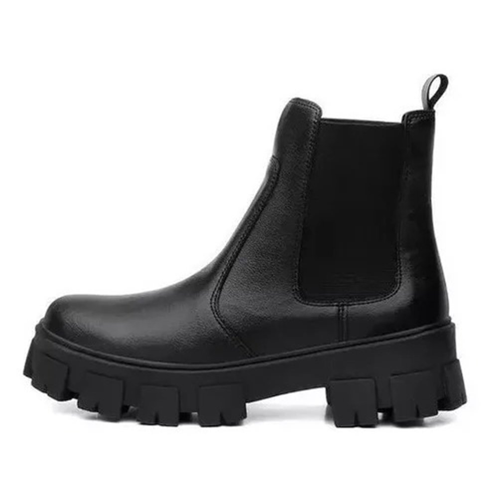 Bota Chelsea Super Estilosa e Confortável Ec Shoes Com Calce Fácil Preto 4