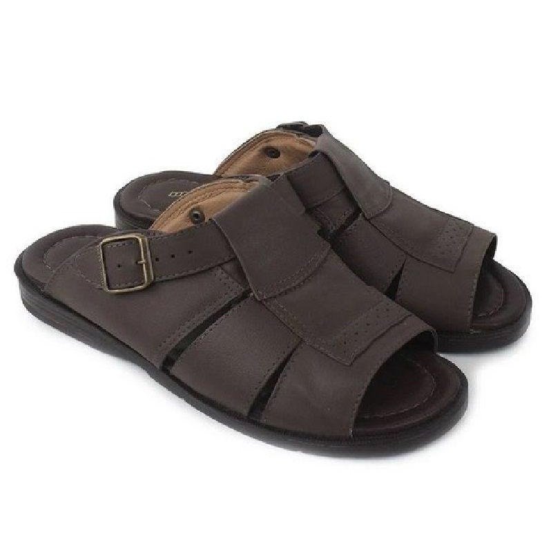 Sandália Masculina Italianinho Couro 340302 Marrom 2