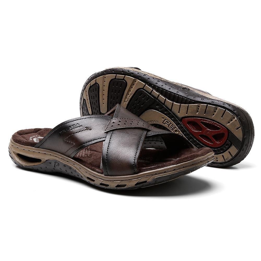 Sandália Masculina 13166131 Pegada Marrom 3