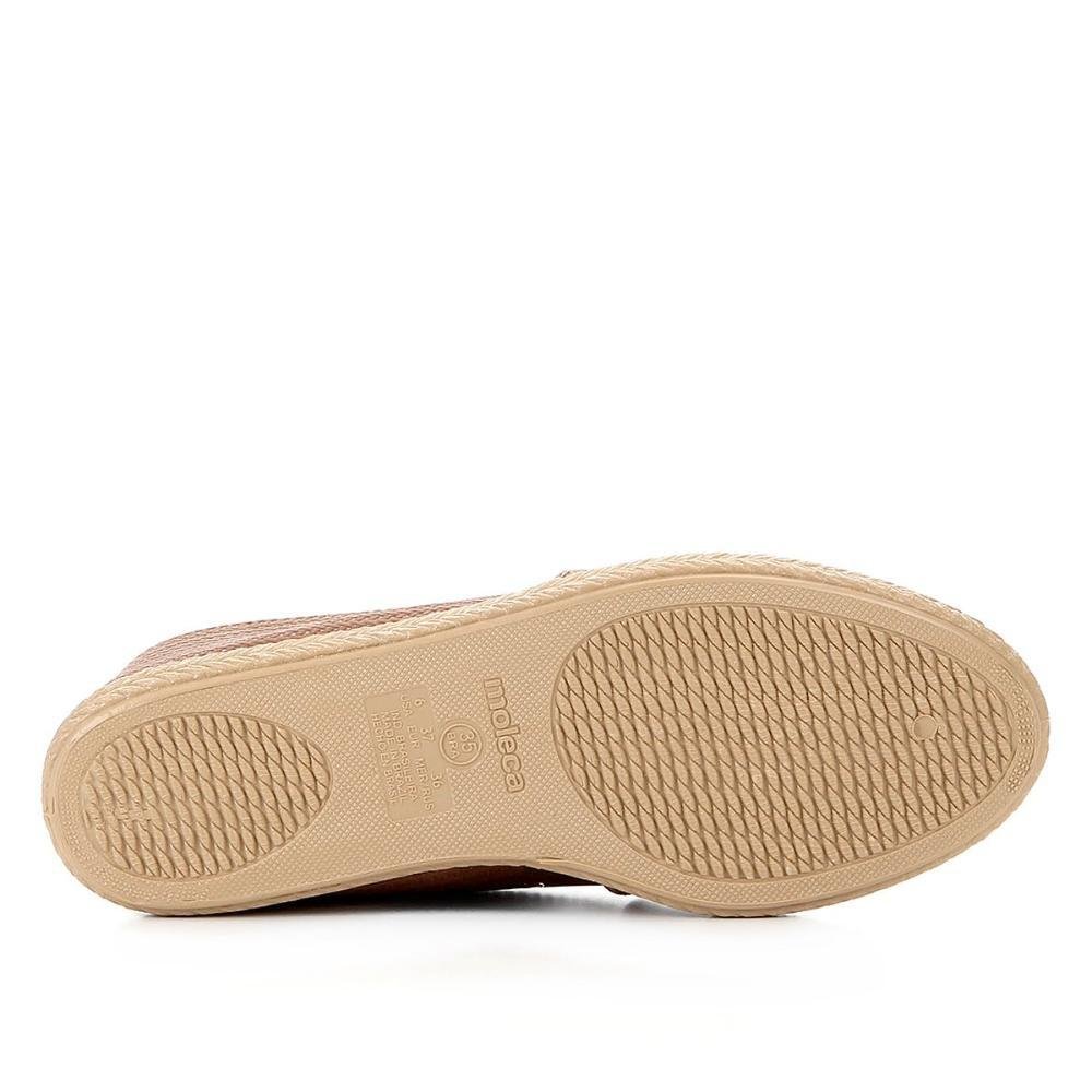 Sapato Feminino Moleca Alpargata 5287.200 Bege 4