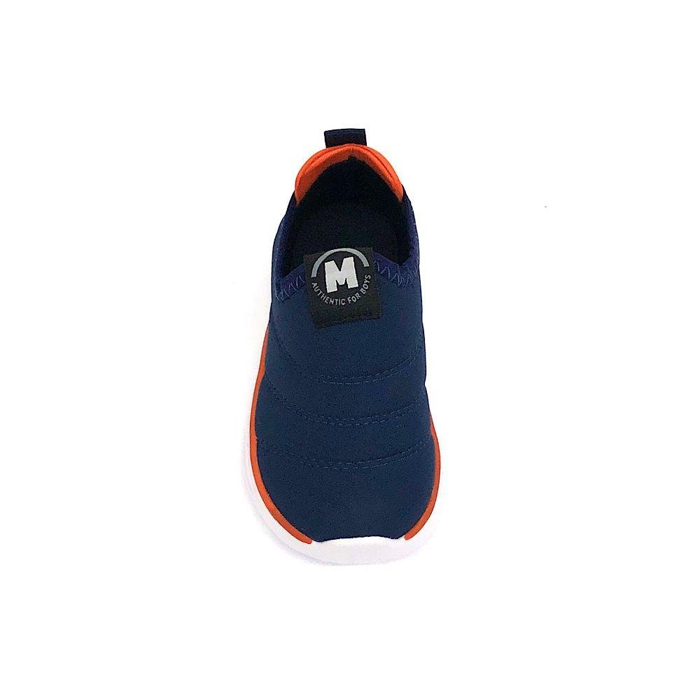 Tênis Infantil Molekinho Slip On Calce Fácil LED Azul 3