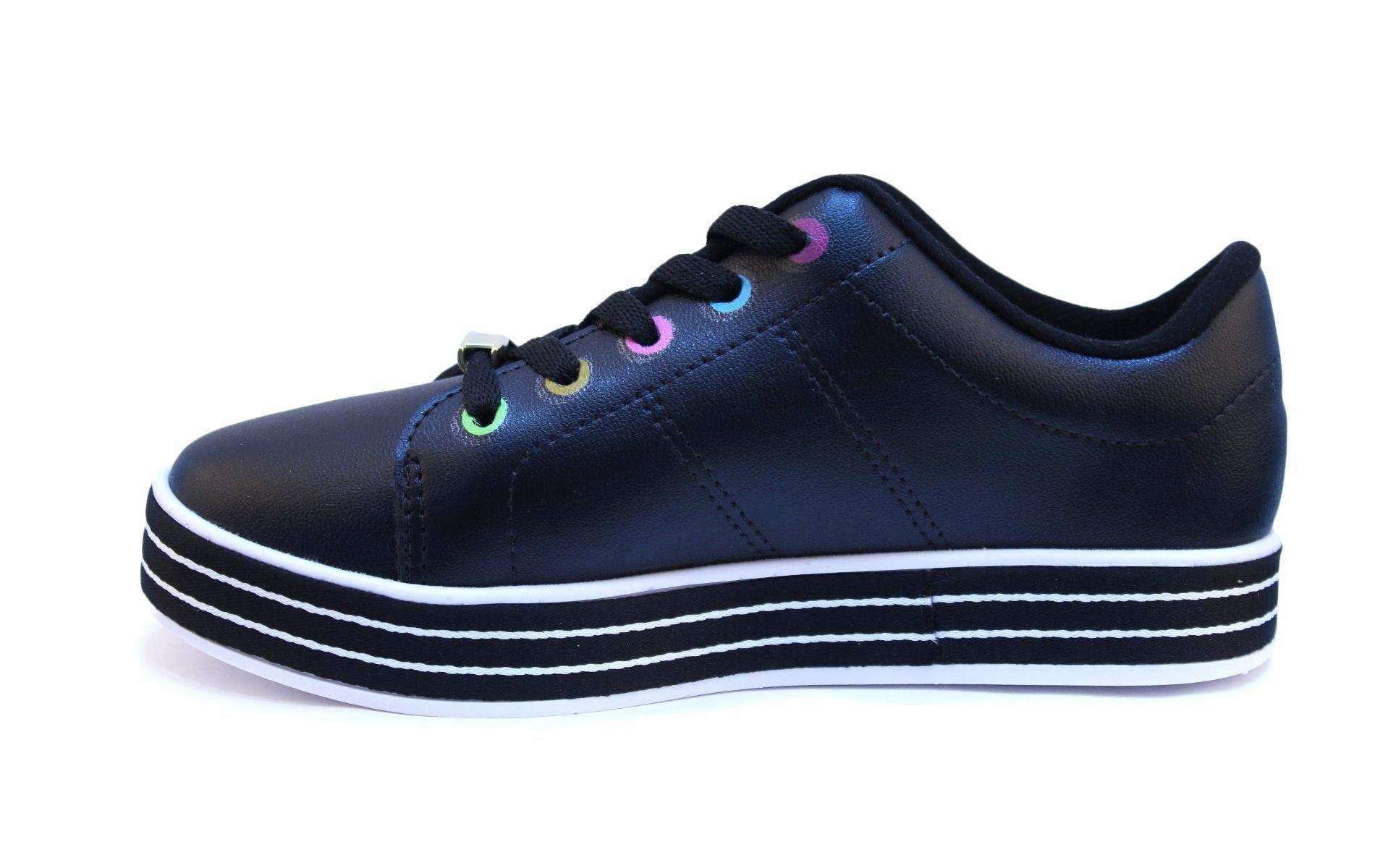 Tênis Menina Molekinha 2520.320 Preto 2