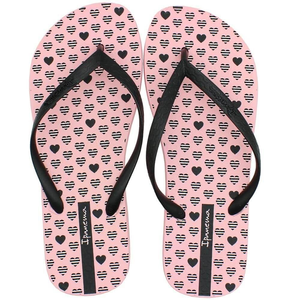 Chinelo Feminino Ipanema Oasis Rosa/Preto 1