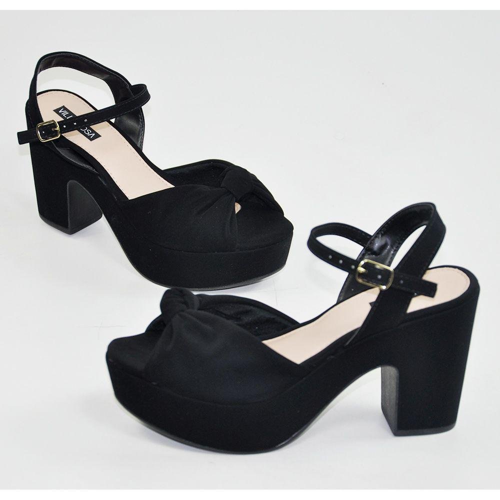 Sandália Feminina Villa Rosa 8044 Preto 2