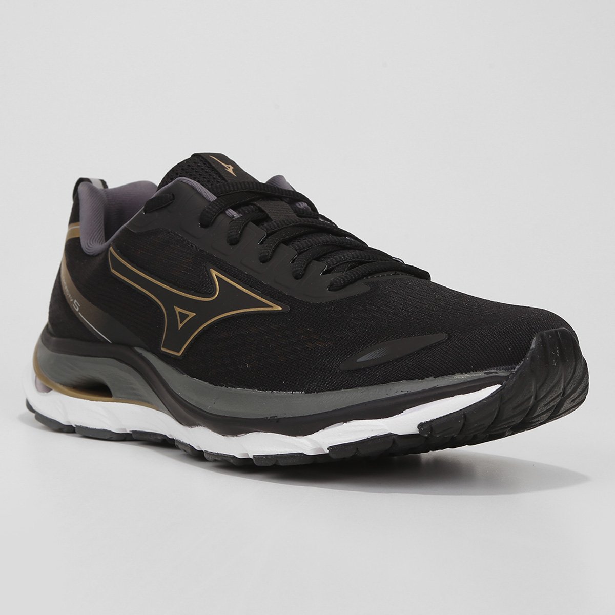 Tênis Masculino Mizuno Wave Dynasty 5 Dourado 2