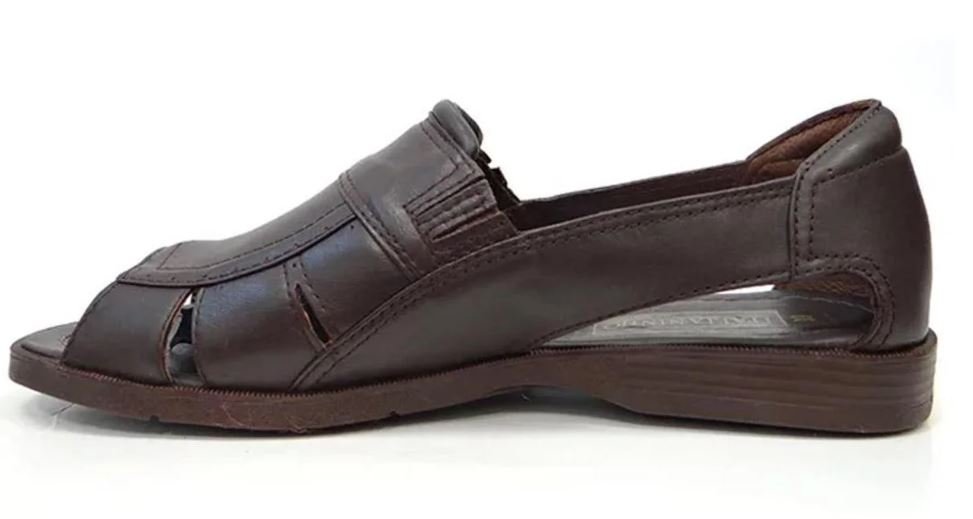 Sandália Masculina Italianinho Conforto Marrom 3