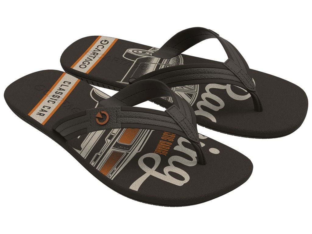 Chinelo Infantil Cartago Mini Atlanta Dedo Bege 2