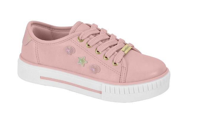 Tênis Molekinha Sneaker Feminino Rosa 1