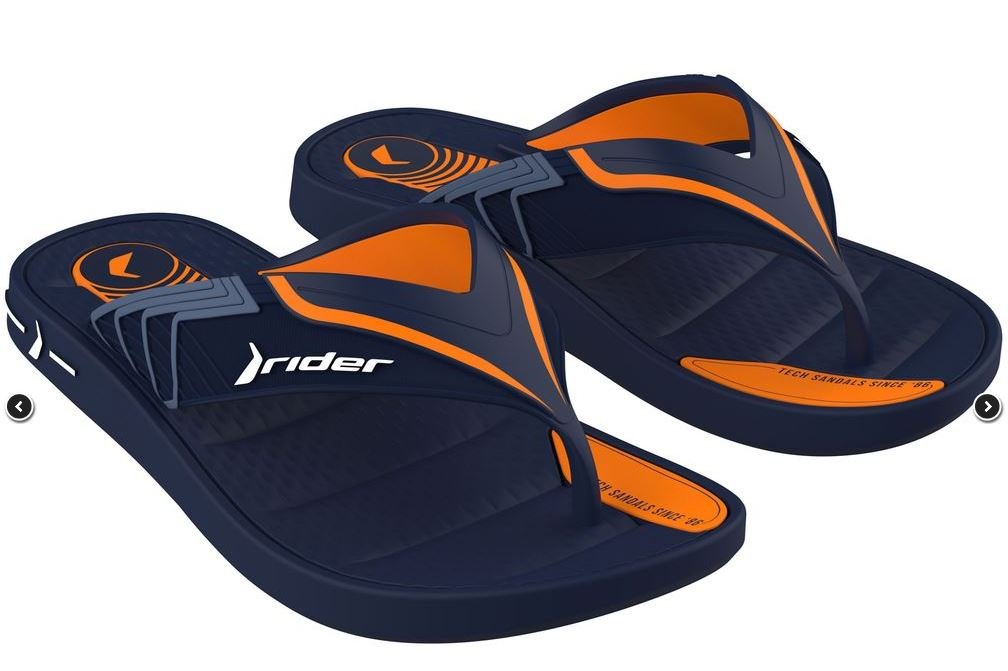 Chinelo Infantil Rider Kids Sprint Dedo Azul 2