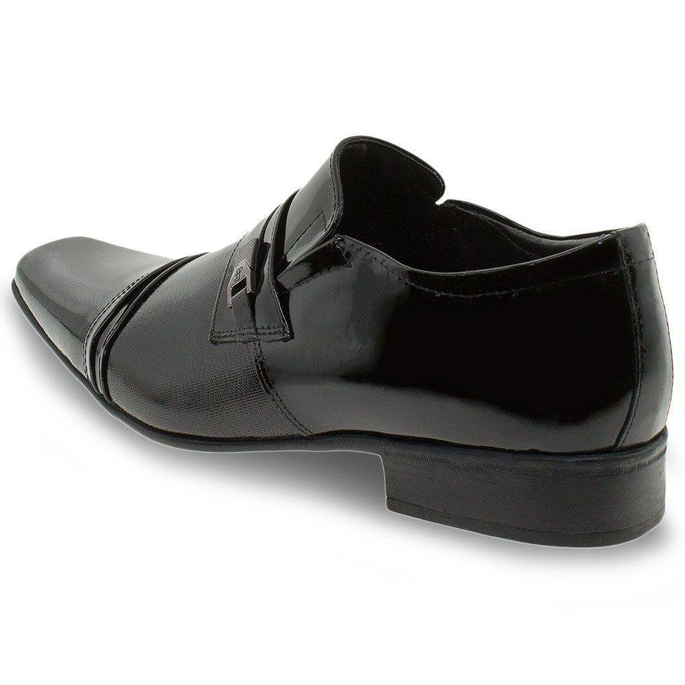 Sapato Social Jota Pê calçados 77701 Masculino 2966 Preto 3