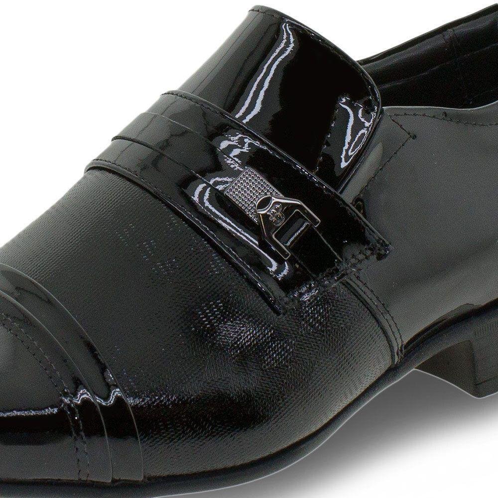 Sapato Social Jota Pê calçados 77701 Masculino 2966 Preto 5