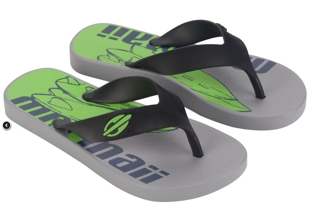 Chinelo Infantil Mormaii Tropical II Dedo Cinza 3
