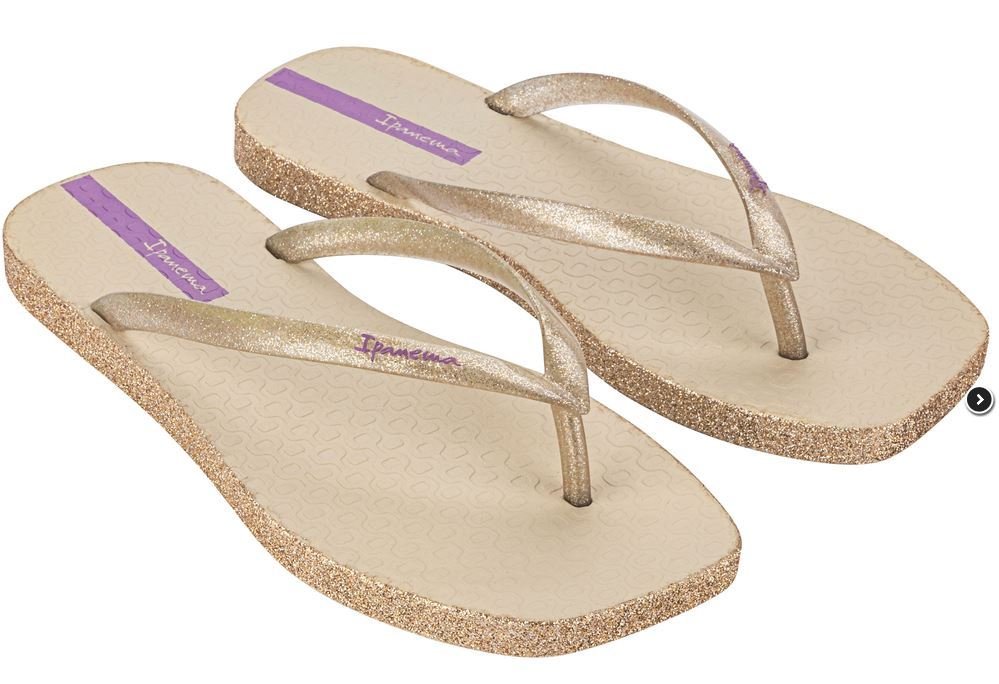 Chinelo Feminino Ipanema Edge Maxi Glow Bege 1