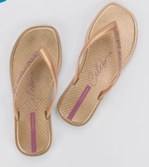 Chinelo Feminino Ipanema Celebra Bege 2