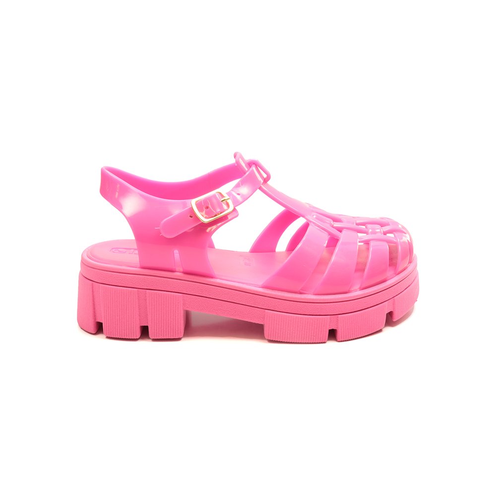 Sandália Infantil Luelua Plataforma Rosa 1