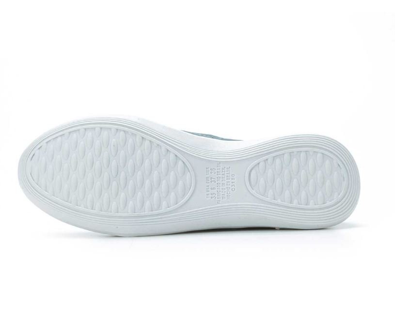 Tênis Feminino Kolosh Slip On Calce Fácil Cinza 4