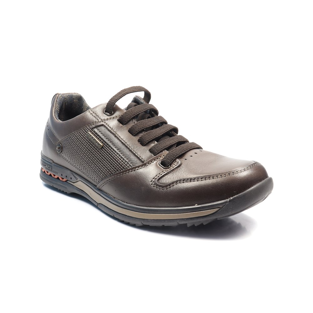 Sapatênis Masculino Pegada Casual Marrom 3