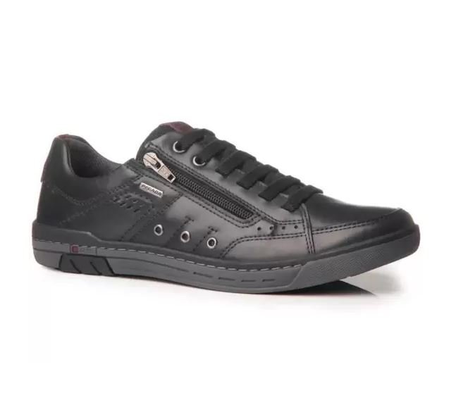 Sapatênis Masculino Pegada Casual Preto 1