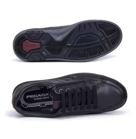Sapatênis Masculino Pegada Casual Preto 4