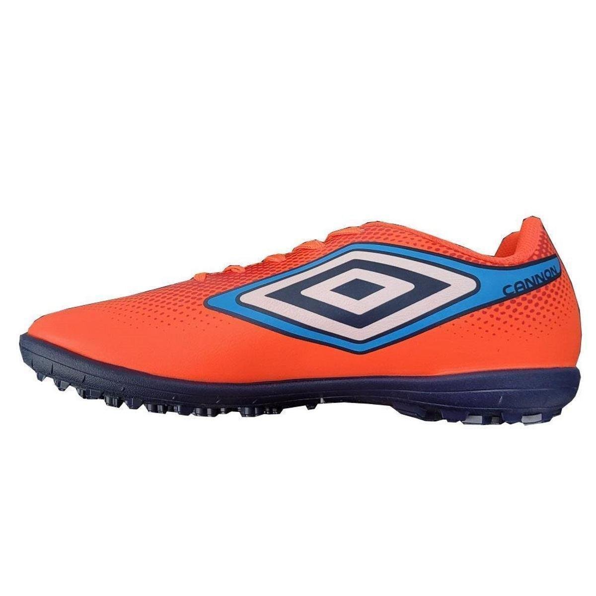 Chuteira Infantil Society Umbro Cannon Junior Laranja 2