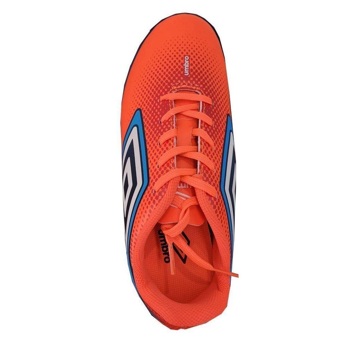 Chuteira Infantil Society Umbro Cannon Junior Laranja 3