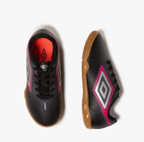 Chuteira Futsal Umbro Cannon Preto 4
