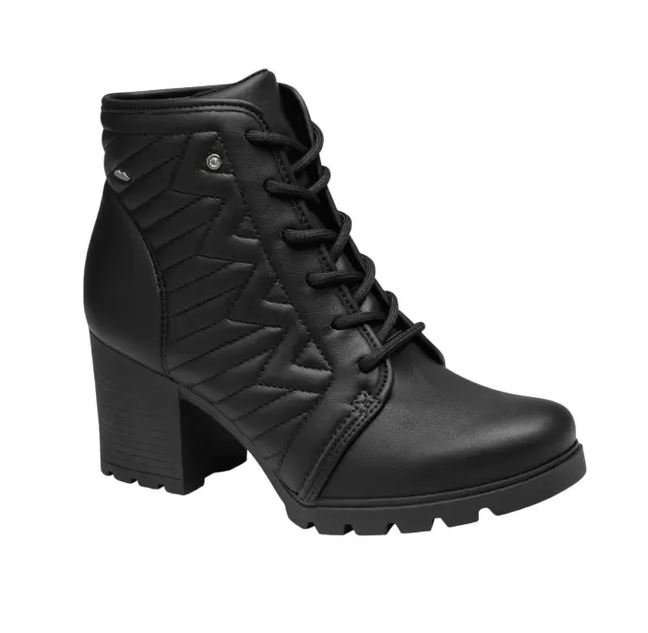 Bota Feminina Dakota Coturno Salto Tratorado Preto 1