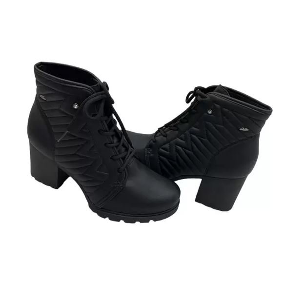 Bota Feminina Dakota Coturno Salto Tratorado Preto 3