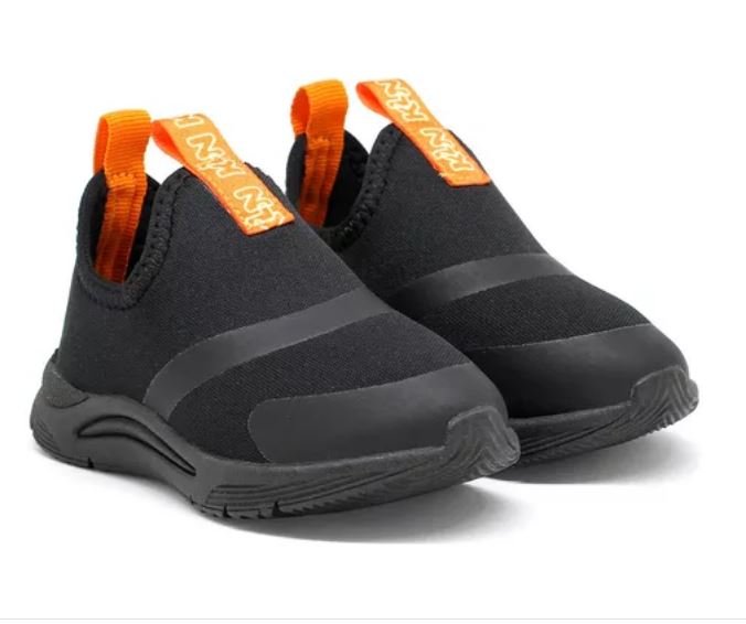 Tênis Infantil Menina Klin New Sport Slip On Preto 2